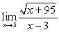 <strong>Find the limit. </strong> A)-5 B)50 C)-50 D)5 E)20