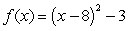<strong>Write the quadratic function, , in standard form.</strong> A) B) C) D) E)