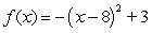 <strong>Write the quadratic function, , in standard form.</strong> A) B) C) D) E)