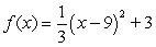 <strong>Write the quadratic function, , in standard form.</strong> A) B) C) D) E)