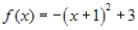<strong>Find the standard form of the quadratic function shown below: </strong> A) B) C) D) E)