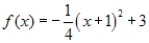 <strong>Find the standard form of the quadratic function shown below: </strong> A) B) C) D) E)