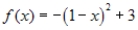 <strong>Find the standard form of the quadratic function shown below: </strong> A) B) C) D) E)