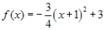 <strong>Find the standard form of the quadratic function shown below: </strong> A) B) C) D) E)