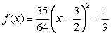 <strong>Write the standard form of the equation of the parabola that has a vertex at and passes through the point .</strong> A) B) C) D) E)