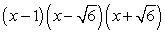 <strong>If is a root of , use synthetic division to factor the polynomial completely and list all real solutions of the equation.</strong> A) ; B) ; C) ; D) ; E) ;