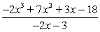 <strong>Simplify the rational expression, , by using long division or synthetic division.</strong> A) B) C) D) E)