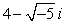 <strong>Write the complex conjugate of the complex number .</strong> A) B) C) D) E)