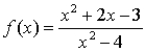 <strong>For the function given below, determine the domain, the x-intercepts, and any vertical and horizontal asymptotes. Use all of this information plus any additional solution points as needed to sketch the graph of the function. </strong> A) B) C) D) E)
