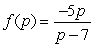 <strong>Evaluate the function at the specified value of the independent variable and simplify. f (w - 5)</strong> A) B) C) D) E)
