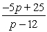 <strong>Evaluate the function at the specified value of the independent variable and simplify. f (w - 5)</strong> A) B) C) D) E)