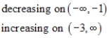 <strong>Determine the intervals over which the function is increasing, decreasing, or constant. </strong> A) B) C) D) E)