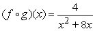 <strong>Find f (x) = x + 4 </strong> A) B) C) D) E)