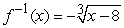 <strong>Find the inverse function of f. </strong> A) B) C) D) E)