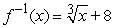 <strong>Find the inverse function of f. </strong> A) B) C) D) E)