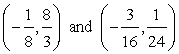 <strong>Find the slope of the line passing through the points .</strong> A)21 B)42 C)63 D)-42 E)-21