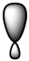 <strong>Which of the following is a representation of a p orbital?</strong> A) B) C) D)