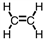 <strong>Which of the following is the correct Lewis structure for C<sub>2</sub>H<sub>4</sub>?</strong> A) B) C) D)