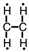 <strong>Which of the following is the correct Lewis structure for C<sub>2</sub>H<sub>4</sub>?</strong> A) B) C) D)