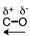 <strong>Which of the following correctly represents the polarity of the bond?</strong> A) B) C) D)