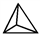 <strong>Consider the following geometric shapes. Which one is a tetrahedral?</strong> A) B) C) D)