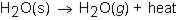 <strong>The deposition of water vapor occurs when frost forms on a window. The correct equation to represent this phase change is _____ .</strong> A) B) C) D)