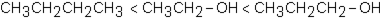 <strong>Which of the following correctly arranges the given compounds in order of increasing boiling point (lowest to highest)?</strong> A) B) C) D)