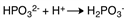 <strong>The dissociation reaction for the weak acid, H<sub>2</sub>PO<sub>3</sub><sup>-</sup> would be which of the following?</strong> A) B) C) D)