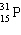 <strong>Which symbol listed below describes a particle with 15 protons, 16 neutrons, and 16 electrons?</strong> A)   B)   C)   D)   E) none of these <div style=padding-top: 35px> 