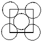 Exhibit 11-4 Consider Aluminum metal that crystallizes in a face centered cubic cell to answer the following problem(s). The atomic radius of an aluminum atom is 1.43 . One face of this unit cell is shown in the diagram below. -Refer to Exhibit 11-4. What is the volume of this unit cell?