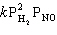 <strong>The following table of data was obtained for the gas phase reaction: What is the rate law?</strong> A) Rate = B) Rate = C) Rate = D) Rate = E) Rate =