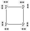 <strong>What is the correct Lewis structure for white phosphorous, P<sub>4</sub>?</strong> A)   B)   C)   D)   E)   <div style=padding-top: 35px> 