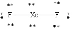<strong>Which Lewis structure shown below for XeF<sub>2</sub> is correct?</strong> A)   B)   C)   D)   E)   <div style=padding-top: 35px> 