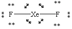 <strong>Which Lewis structure shown below for XeF<sub>2</sub> is correct?</strong> A)   B)   C)   D)   E)   <div style=padding-top: 35px> 