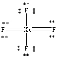 <strong>What is the correct Lewis structure for the molecule XeF<sub>4</sub>?</strong> A)   B)   C)   D)   E)   <div style=padding-top: 35px> 