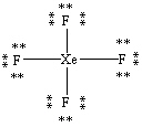 <strong>What is the correct Lewis structure for the molecule XeF<sub>4</sub>?</strong> A)   B)   C)   D)   E)   <div style=padding-top: 35px> 
