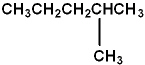 <strong>The name of the compound pictured is: </strong> A) 1-methylpentane B) 2-methylpentane C) 4-methylpentane D) 2-hexane E) none of these