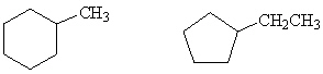 <strong>How are the following two compounds related? </strong> A) They are completely different compounds with different formulas. B) They are structural isomers. C) They are stereoisomers. D) They are cis / trans isomers. E) They are chiral isomers.