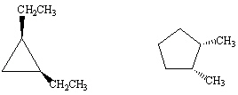 <strong>How are the following two compounds related? </strong> A) Completely different compounds B) Structural isomers C) Cis - Trans isomers D) Same compound E) Chiral isomers