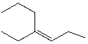 <strong>What is the correct IUPAC name for the following alkene? </strong> A) cis -3-propyl-3-hexene B) trans -3-propyl-3-hexene C) cis -4-Ethyl-4-heptene D) cis -4-Ethyl-3-heptene E) trans -4-Ethyl-3-heptene