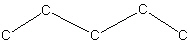 <strong>Starting from five carbons in a row as shown below in the skeletal structure, how many different alkenes (structural isomers) with a formula of C 5 H 10 are possible? </strong> A) zero B) one C) two D) three E) four
