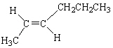 <strong>From the list below, which compound is cis -2-hexene?</strong> A) B) C) D) E)