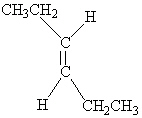 <strong>Which of the following molecules is Trans -3-hexene?</strong> A) B) C) D) E)