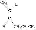 <strong>Which of the following molecules is Trans -3-hexene?</strong> A) B) C) D) E)