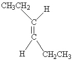 <strong>Which of the following molecules is Cis -3-hexene?</strong> A) B) C) D) E)