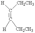 <strong>Which of the following molecules is Cis -3-hexene?</strong> A) B) C) D) E)