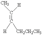 <strong>Which of the following molecules is Cis -3-hexene?</strong> A) B) C) D) E)