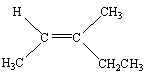 <strong>Which of the following is Trans -3-Methyl-2-pentene?</strong> A) B) C) D) E)
