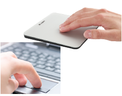 <strong>The input device in the accompanying image is a _____. </strong> A)stylus B)touch pad C)keypad D)scanner