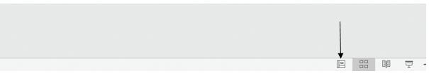 <strong>The arrow in the accompanying figure of a Microsoft PowerPoint 2016 presentation is pointing to the _____. </strong> A)Slide Show button B)Normal button C)Slide Sorter button D)Reading View button
